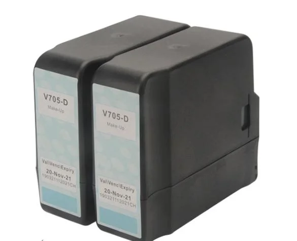 Compatible con V705 Videojet Original D conforman 750ml tinta de impresora de inyección de tinta solvente para