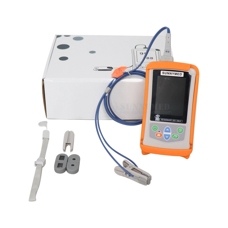 SY-W001n Veterinary Clinic Equipment recargable Handheld Vet SpO2 Veterinary Pulse Oxímetro para animales