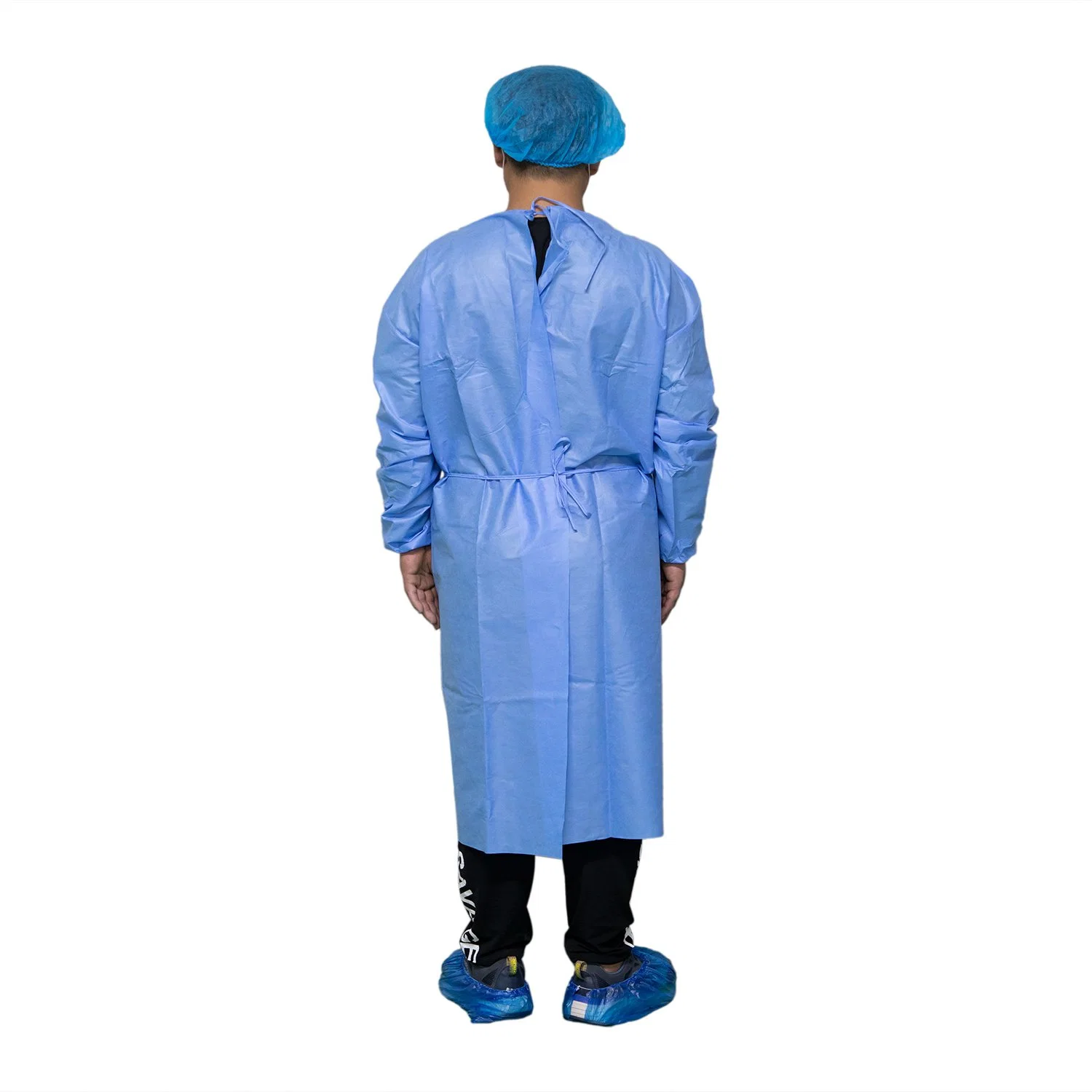 OEM CE aprobado por la FDA Antiestático SMS no tejido aislamiento desechable impermeable Vestido