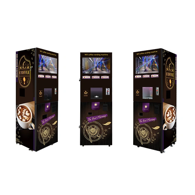 GS Protein Shake Vending Machines Fancy Design with Qr Code Payment and Cup Dispenser