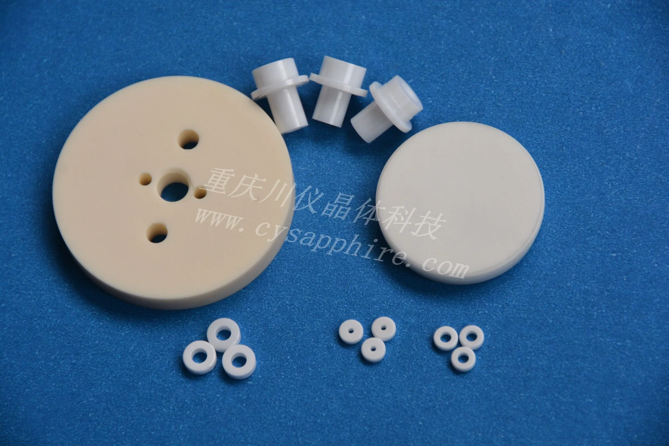 Made in China Customized OEM High-Quality Factory Good Resistance to Corrosion Sapphire Ruby Ceramic Jewel Components Gem Component with Special Shape