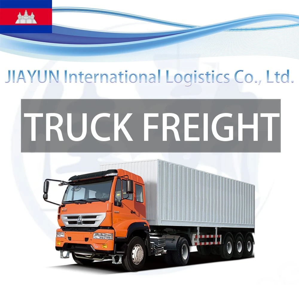 Sino-Asia Trucking 1688 Alibaba Buyer Freight Forwarder DDU DDP FCL LCL Shipping Agent Road Freight From China to Cambodia Kh