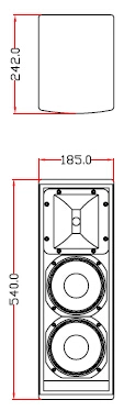 PRO Audio 6" de altavoces de columna Altavoz profesional