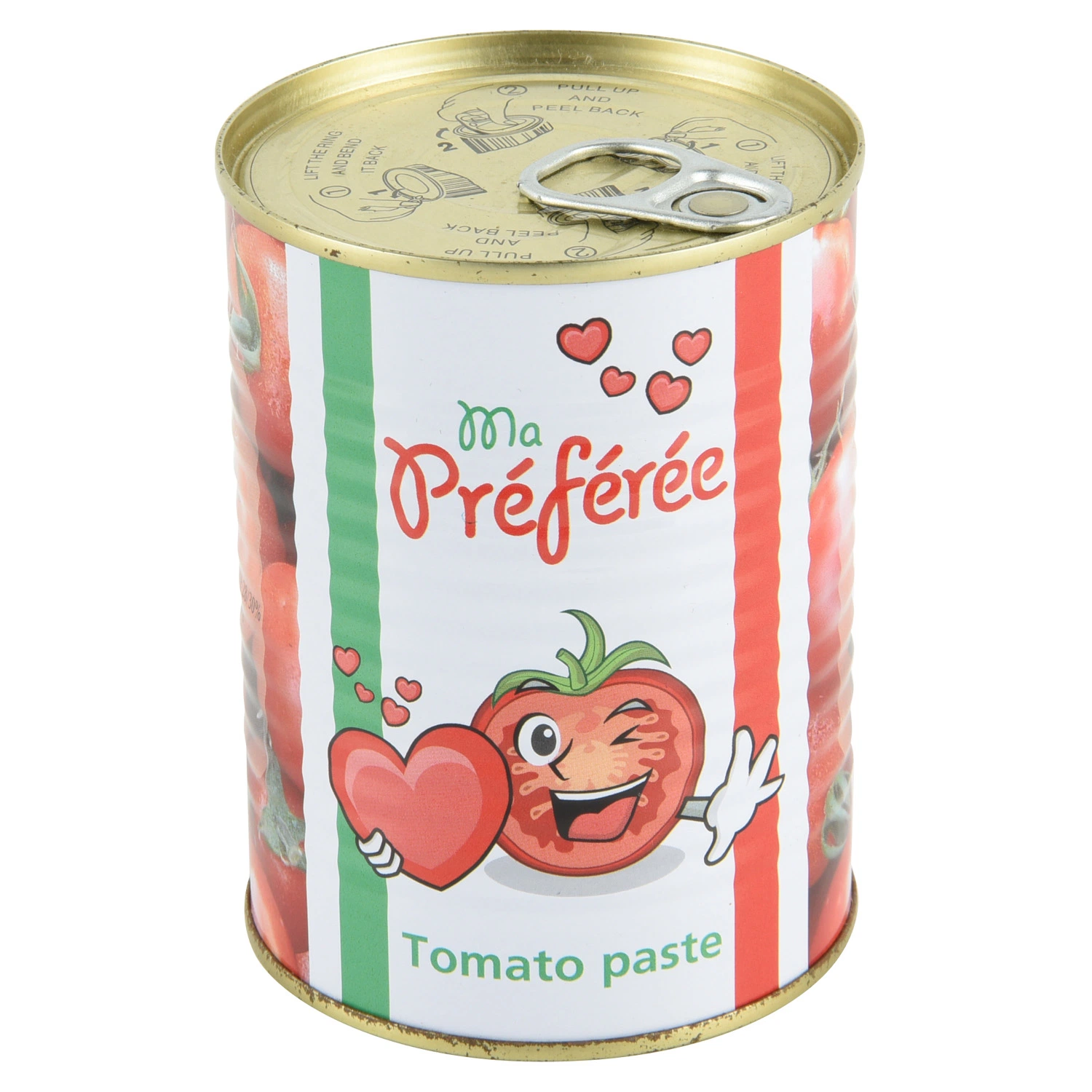 Delicioso el doble de la bolsita de salsa de tomate concentrado con la etiqueta de OEM de la fábrica de salsa de tomate