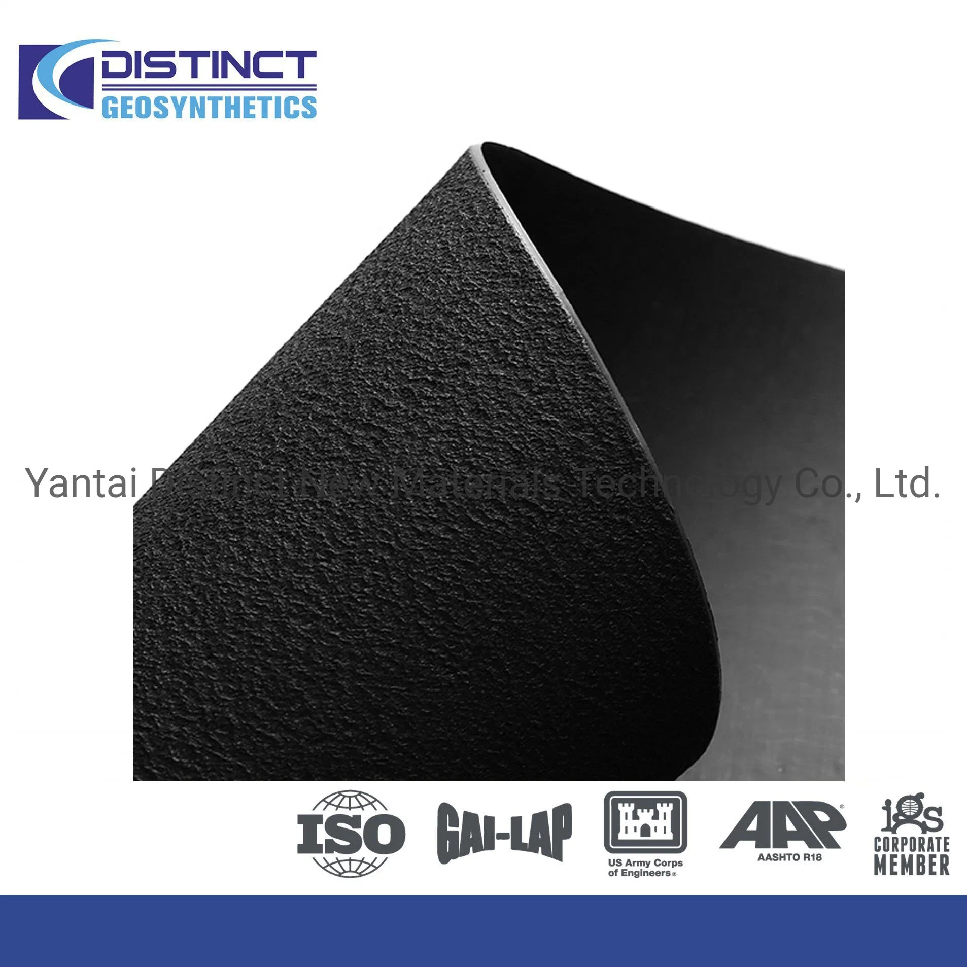 HDPE Geomembrane Pond Liner /Geocomposite/Polyethylene Waterproofing Membrane/Geogrid Road Construction Material