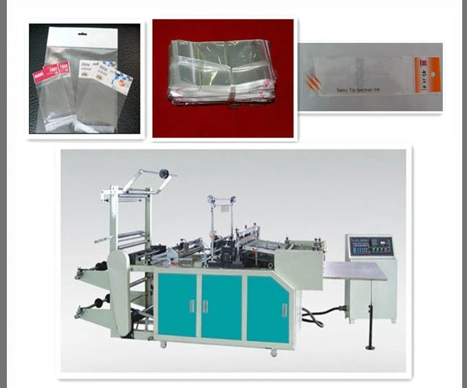 Machine de fabrication de sacs latéraux en plastique PE PP à grande vitesse.