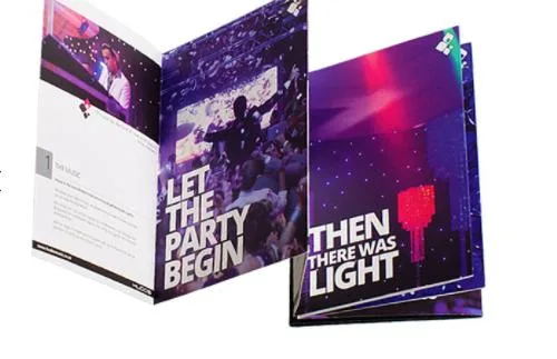 Customized High quality/High cost performance  New Product Promotional Leaflet Printing