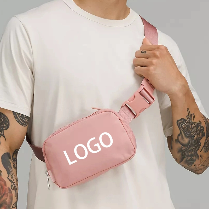 Custom Logo Sport Nylon Everywhere Fanny Packs Waist Belt Bags for Men