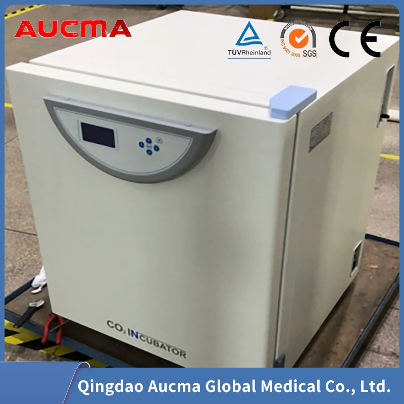 Aucma Automatic Air Jacket Medical Laboratory Cell Culture Bacteria Lab HEPA Filter CO2 Incubator with Shaker