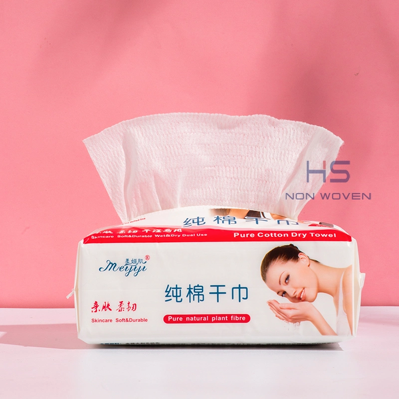 Deep Cleansing Facial Dry Wipes Disposable Face Towel Multi-Purpose Cotton Tissue for Facial Cleansing/Skin Care