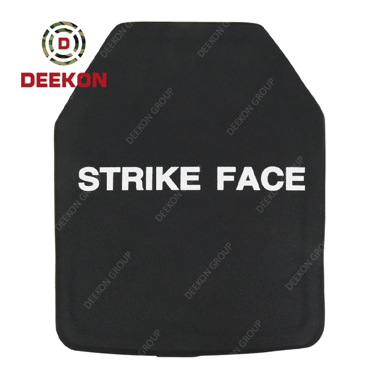 Proteção de segurança Deekon proteção tática Vest placa de inserção PE Silicon Carbide Placa de óxido de alumínio Armor