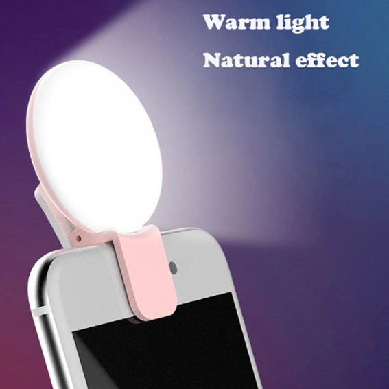 Recharge Smart Phone Portable Fill Ring Light LED Self-Timer Fill Light