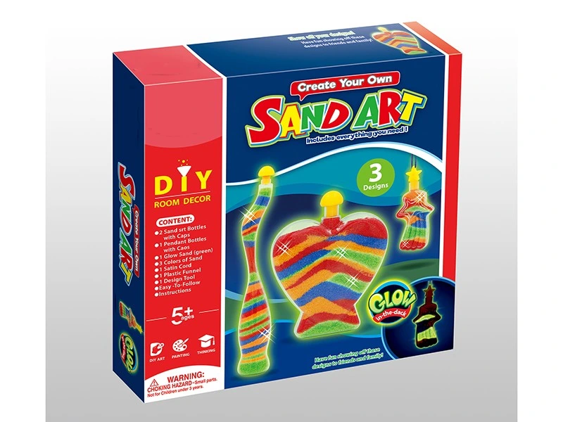 Children Cartoon Sand Painting DIY Drawing Sand Art Educational Toys