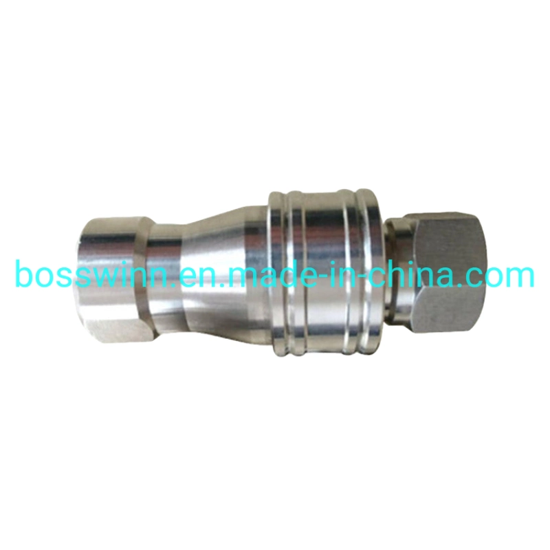 Hydraulic Hose Connector Stainless Steel Quick Couplers Precision Machinery Spare Parts