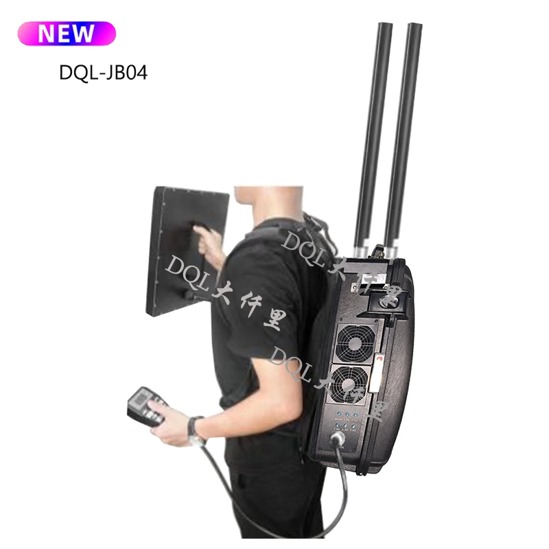 Dql-Jb04-6340 Anti Drone Shoulder Back Type Backpack Multifunctional Uav Defense Signal Jammer