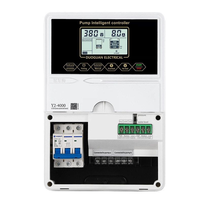 Smart Booster Pump Control Panel 380V with White Case