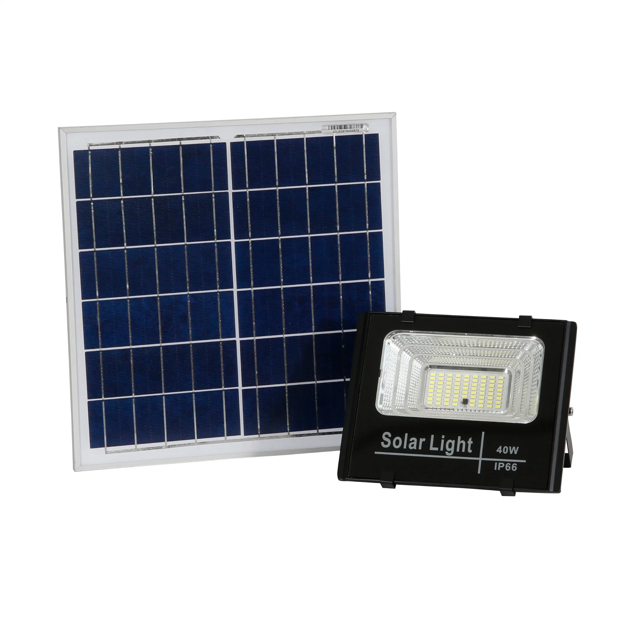 Esavior 60W All in Two LED Solar Panel Flood/Street/ Garden/Outdoor Security Light with TUV/CB/CE/Rosh Certificate