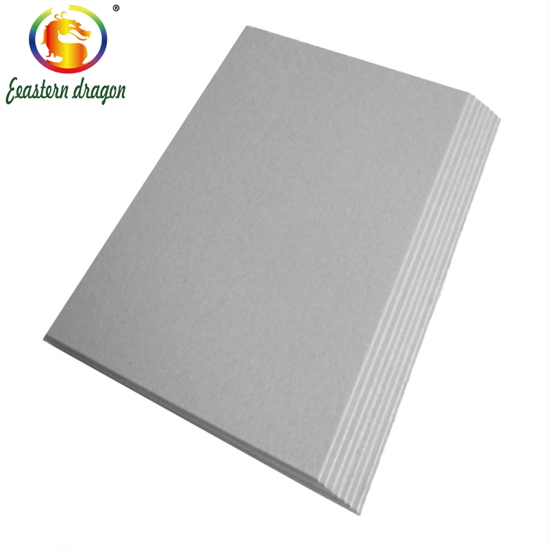 Caixa de oferta do lado duplo revestimento laminado cinza para trás a placa de papel