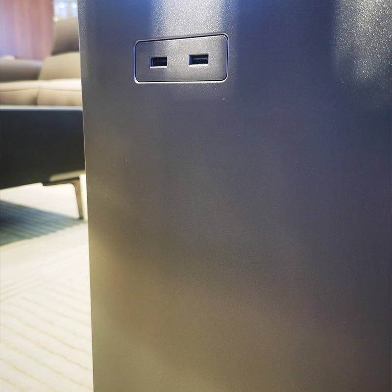 Mesa inteligente con modo de control táctil con refrigerador interior