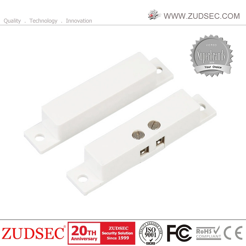Wired Magnetic Door Contact for Home Security Alarm Systems