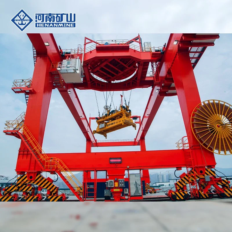 Rmg Type Double Beam Rail Mounted Harbour Container Gantry Crane 30t 45t