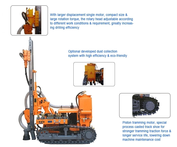 Agua montada en el tractor y perforación de pozos de agua de la máquina para la remoción de+la perforación de+Rig