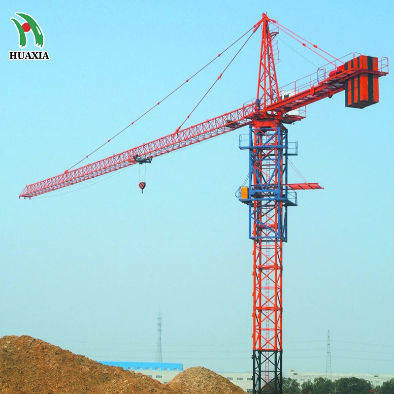 6ton Qtz63 Construction Crane Tower Cranes Electric Tower Crane New Product 2023 Provided Building Construction 6 Ton