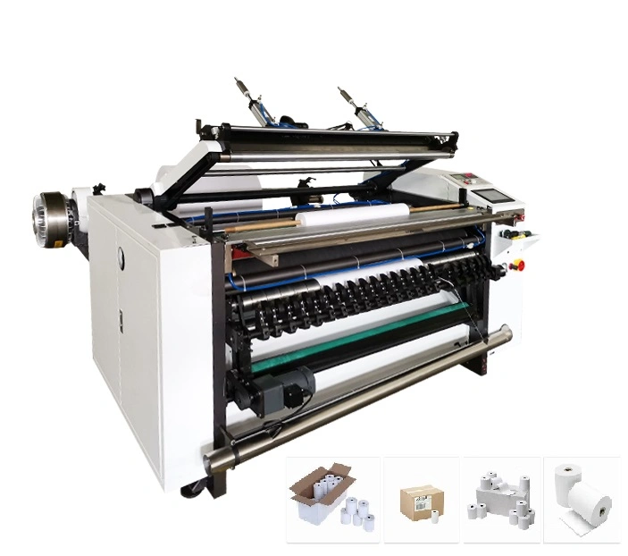 Economical Thermal Paper Slitting Rewinding Machine ATM POS Cash Register Roll Making Machine