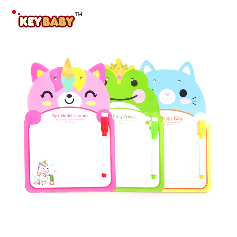 Keybaby Kids DIY Paper Drawing Painting Board Wipe-Clean Erasable Drawing Tablet Mat for Kids Educational Toys Coloring Book