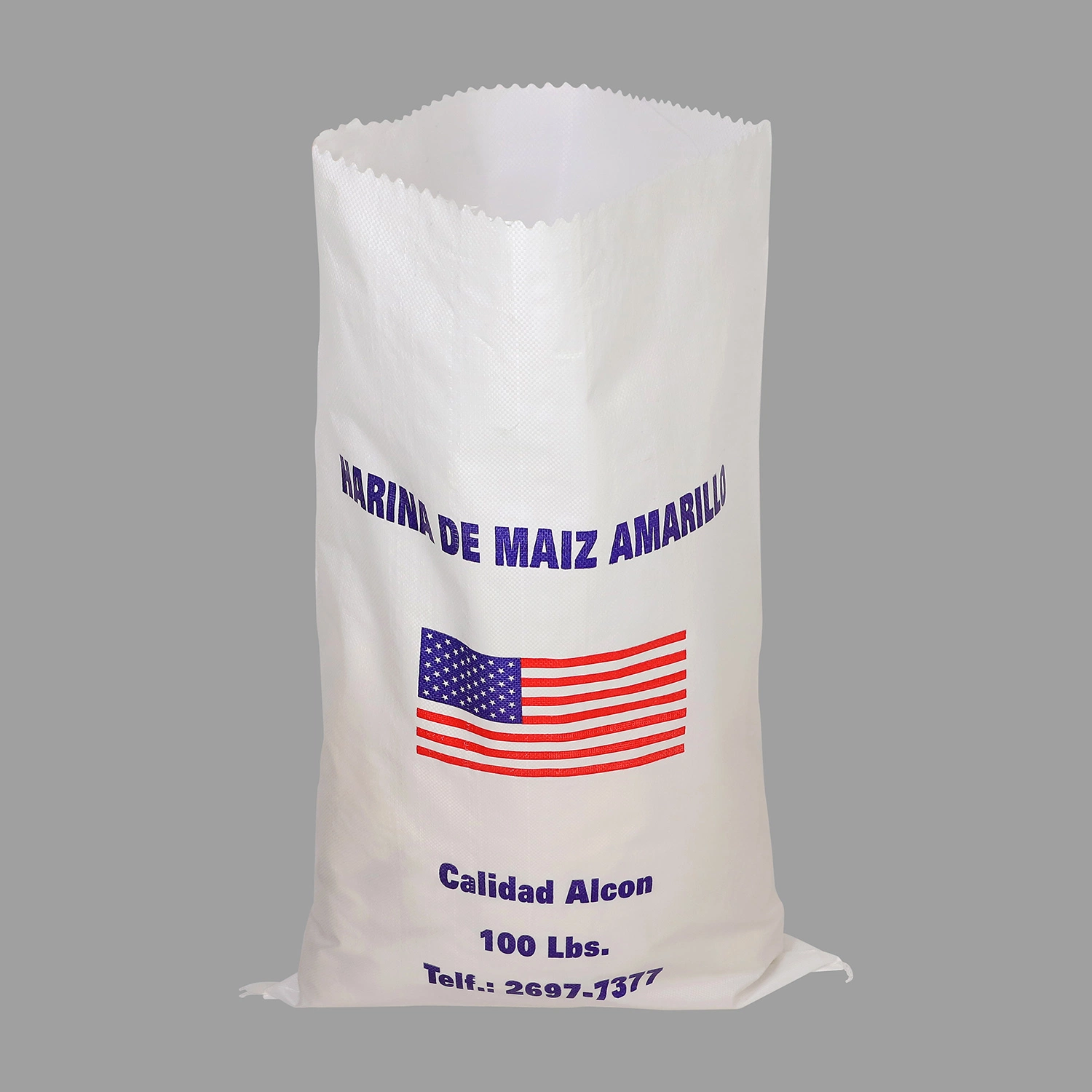 Polypropylene Bags Maize Corn Wheat Grain Feed Rice Charcoal Sugar Packaging PP Woven Raffia Bag