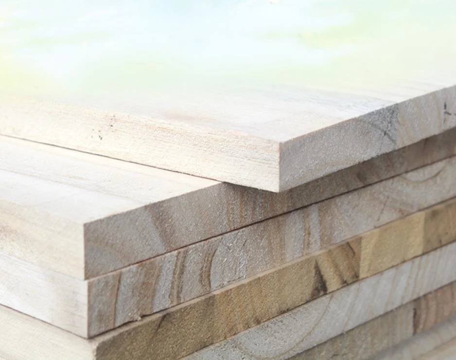 Tabla Paulownia de madera sólida de alta calidad personalizada al por mayor