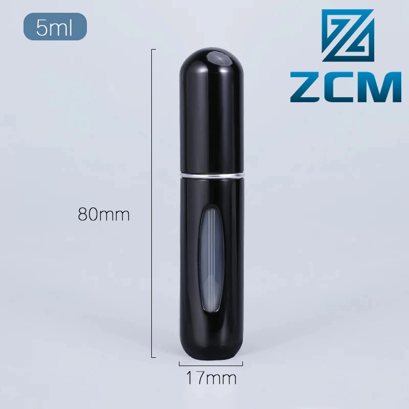 Shenzhen Custom Manufacturing CNC Machined Anodized Colorful Aluminum Perfume Spray Bottle Cosmetic Container