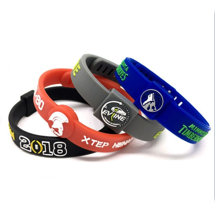 Customized Printing Silicone Rubber Wrist Band Silicone Wristband