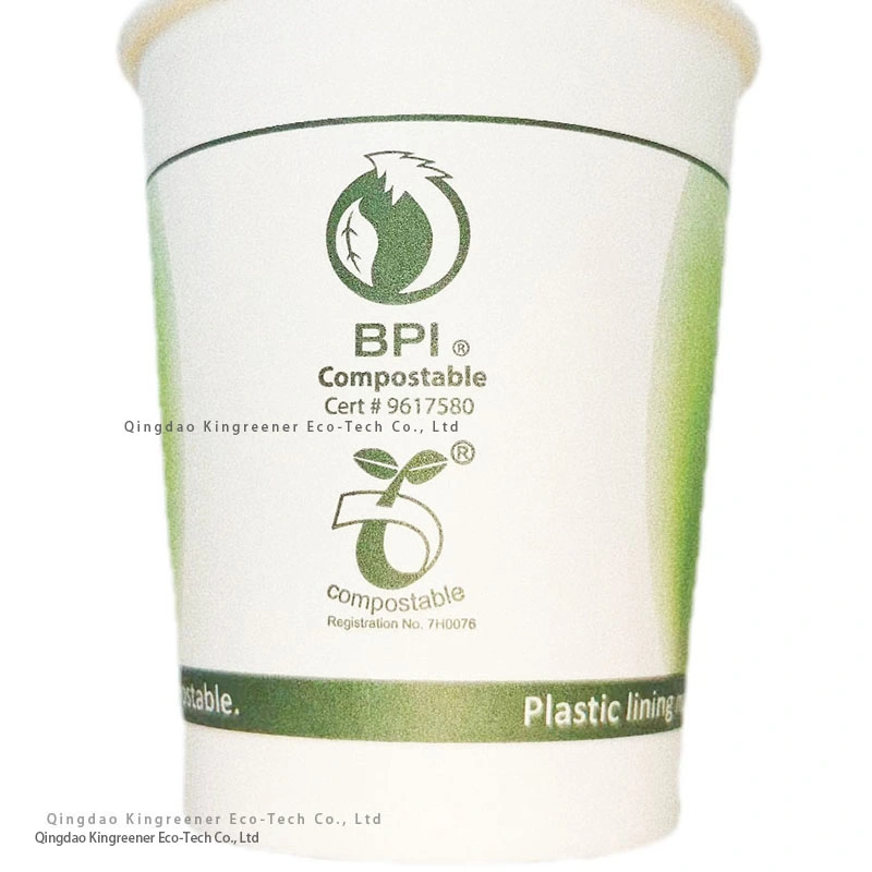 Disposable Bamboo Soup Bowl 32 Oz Soup Cup Bowl Container PLA Coated Paper Cup