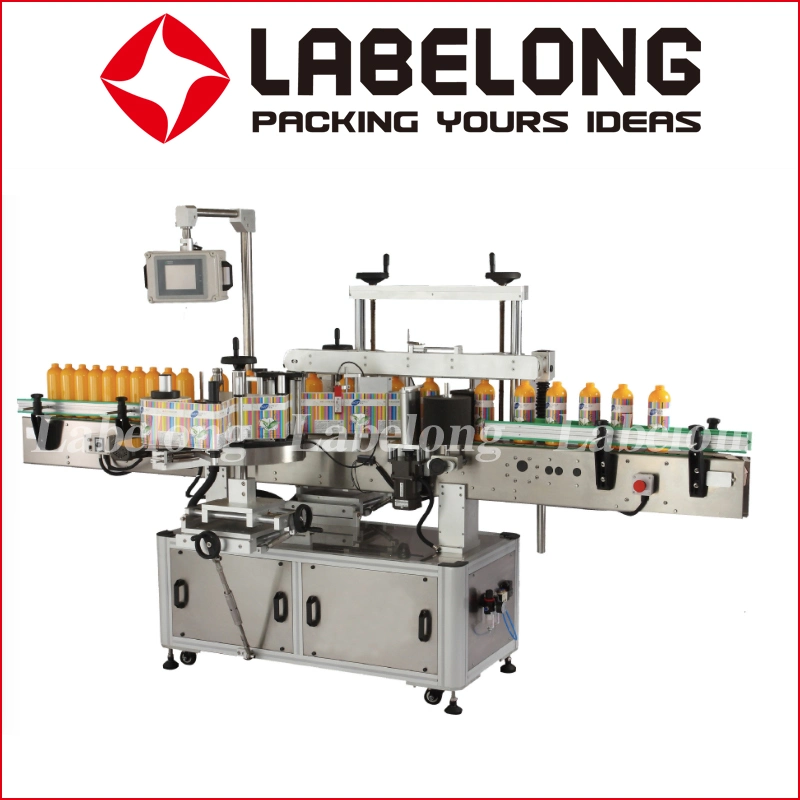 Automatic Round Bottle Labeling Machine Pet Bottles Shrink