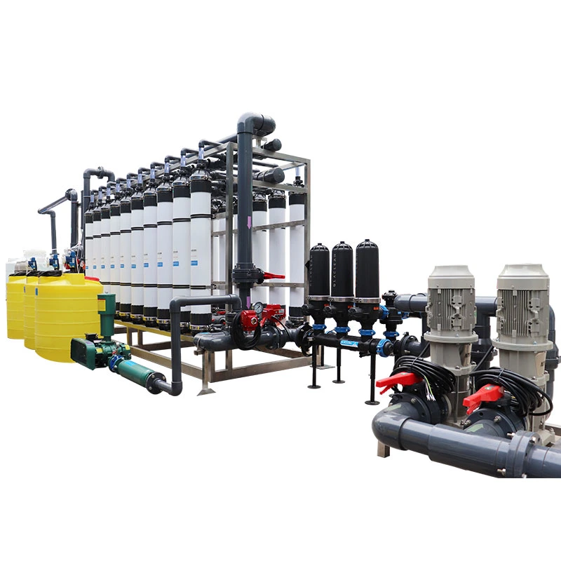UF Ultrafiltrado del sistema de tratamiento de agua Purificador de agua producto de la planta de purificación de aguas residuales