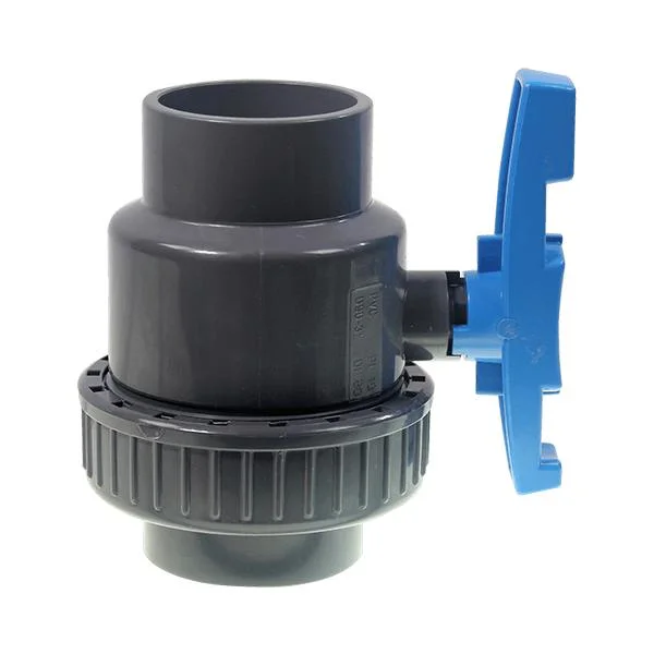 China Manufacturer UPVC Plastic Single Union Ball Valve for Water Supply