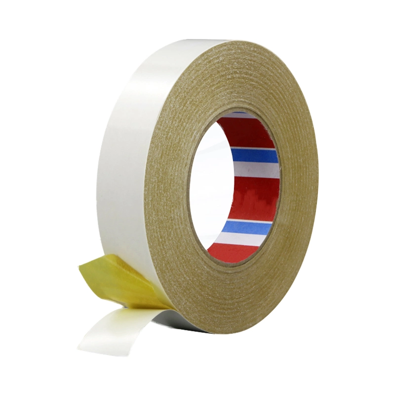 Hot Melt 80u Adhesive White Adhesion Double Sided Tissue Adhesive Tape