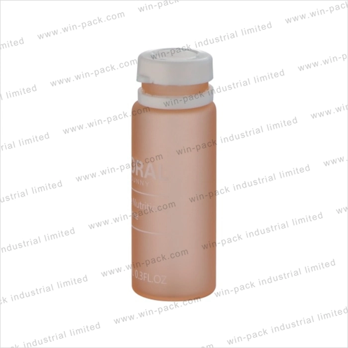 10ml Tube Glass Bottle Orange Essential Oil Bottle Packaging with Pull Cap