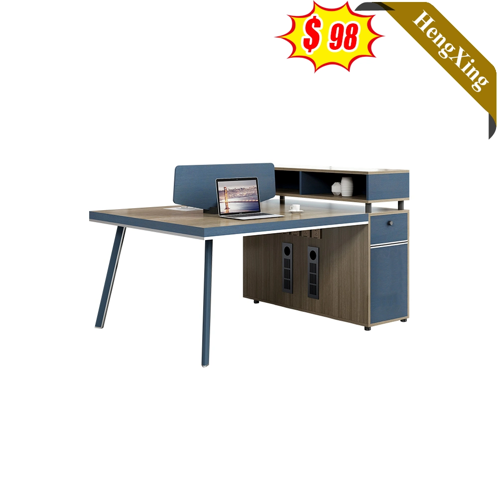 Hengxing Modern Modular Open Space Office Desk 4 Seat Office Cubicle Workstation