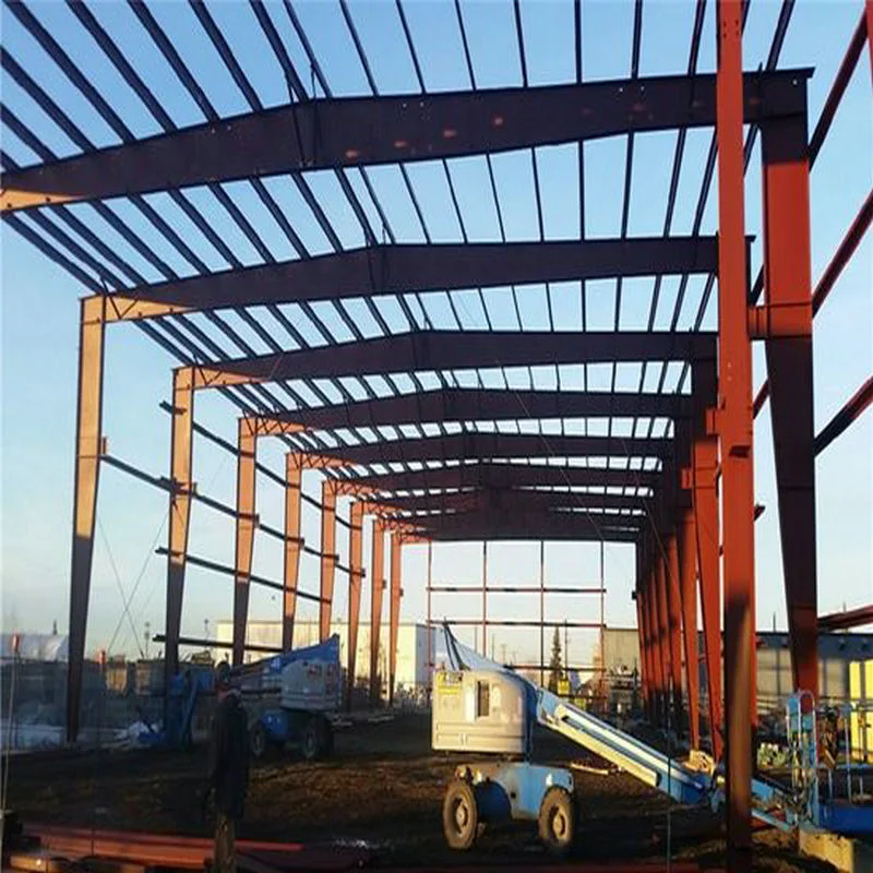 Prefabricated Metal Structure Storage Large Span House Steel Warehouse Workshop Commercial Office Building