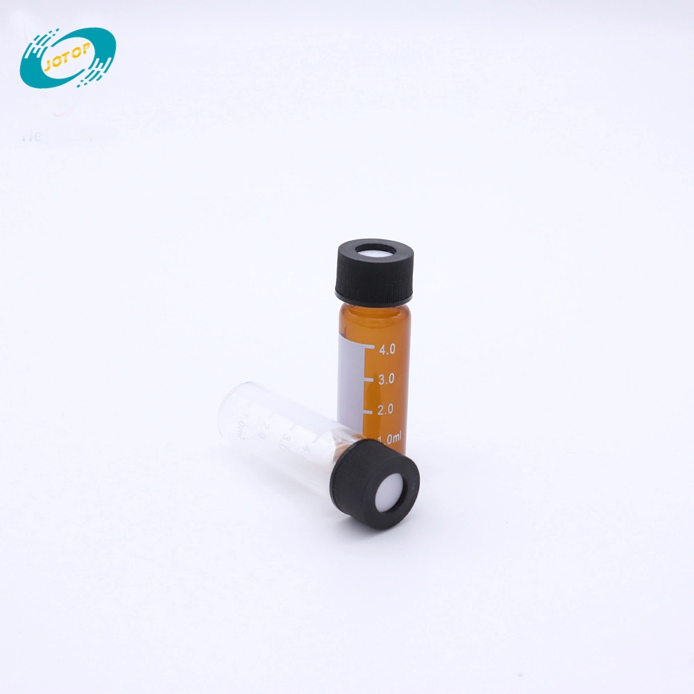 Autosampler HPLC Amber Glass Vial Bottles with Write-on Spot