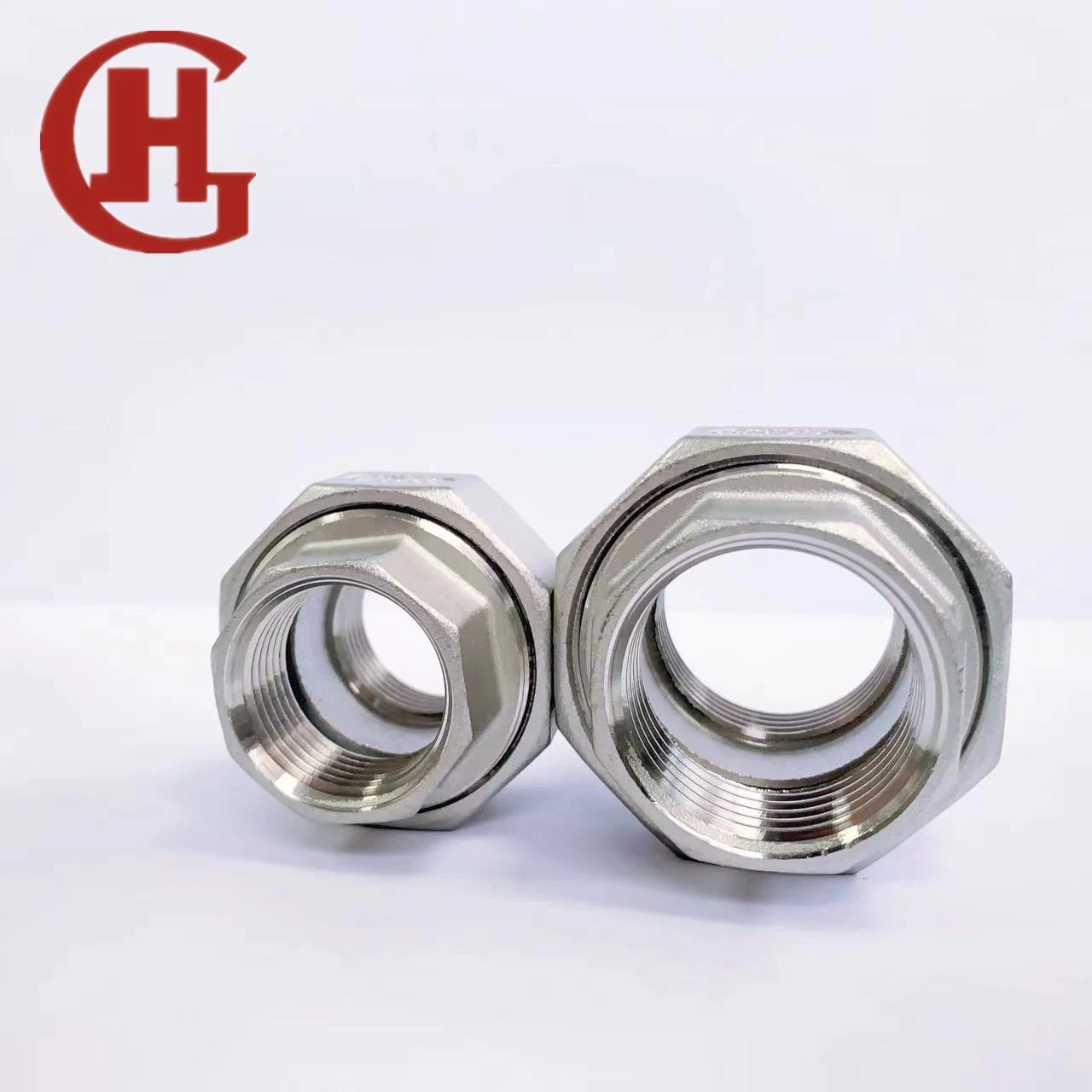 304 Stainless Steel Union, Threaded Connection, Corrosion Resistant