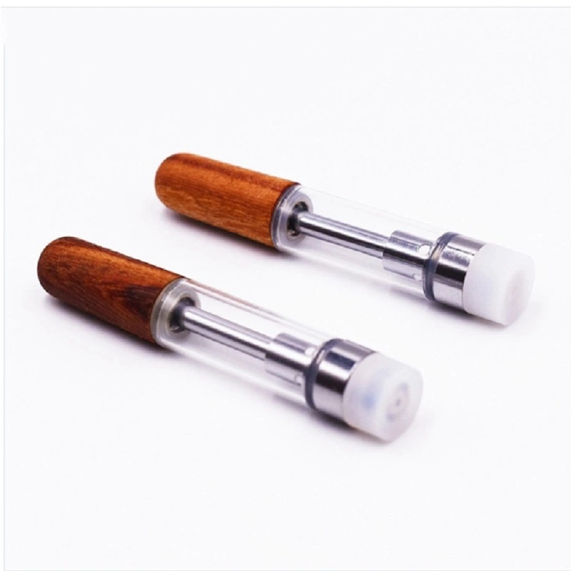 Wholesale/Supplier Custom 510 Thread G5 Wood Drip Tip 0.5ml 1ml 316 Stainless Steel Disposable/Chargeable Vape Pen Cartridge