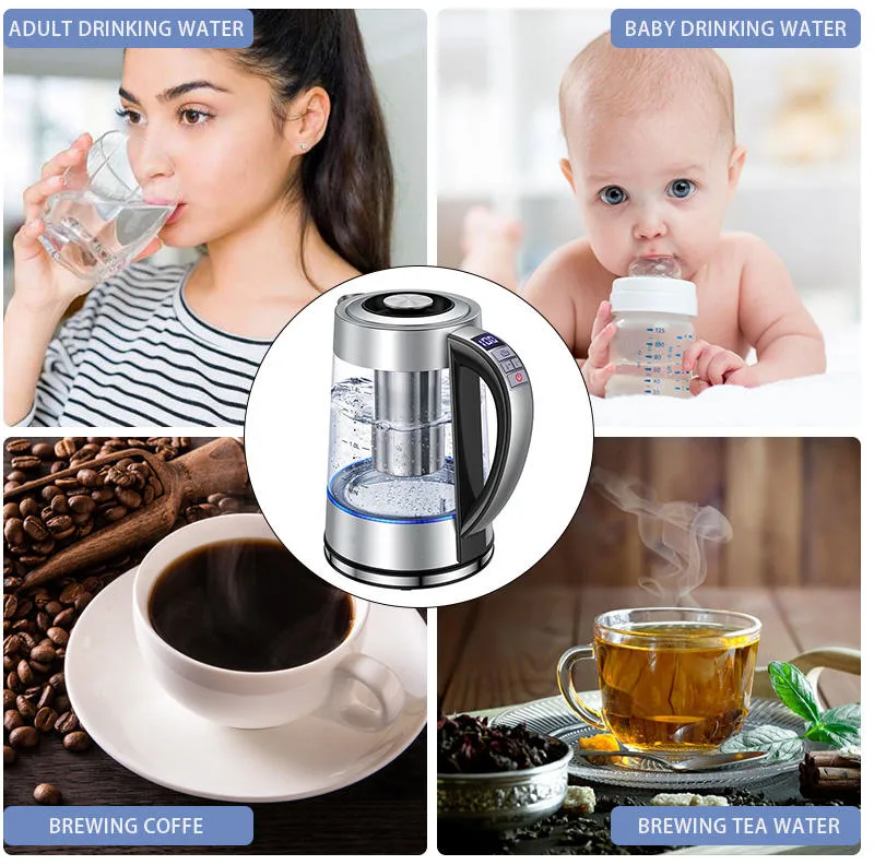 New Design Stainless Steel 2.3 Liter Quality Electronic Water Kettle 1500W Electric Jug Kettle Home Appliances