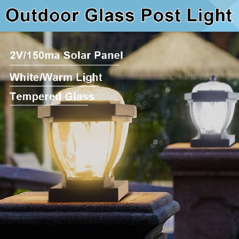 Lâmpada LED de luz de painel solar poli sem fios para jardim brilhante Iluminação exterior