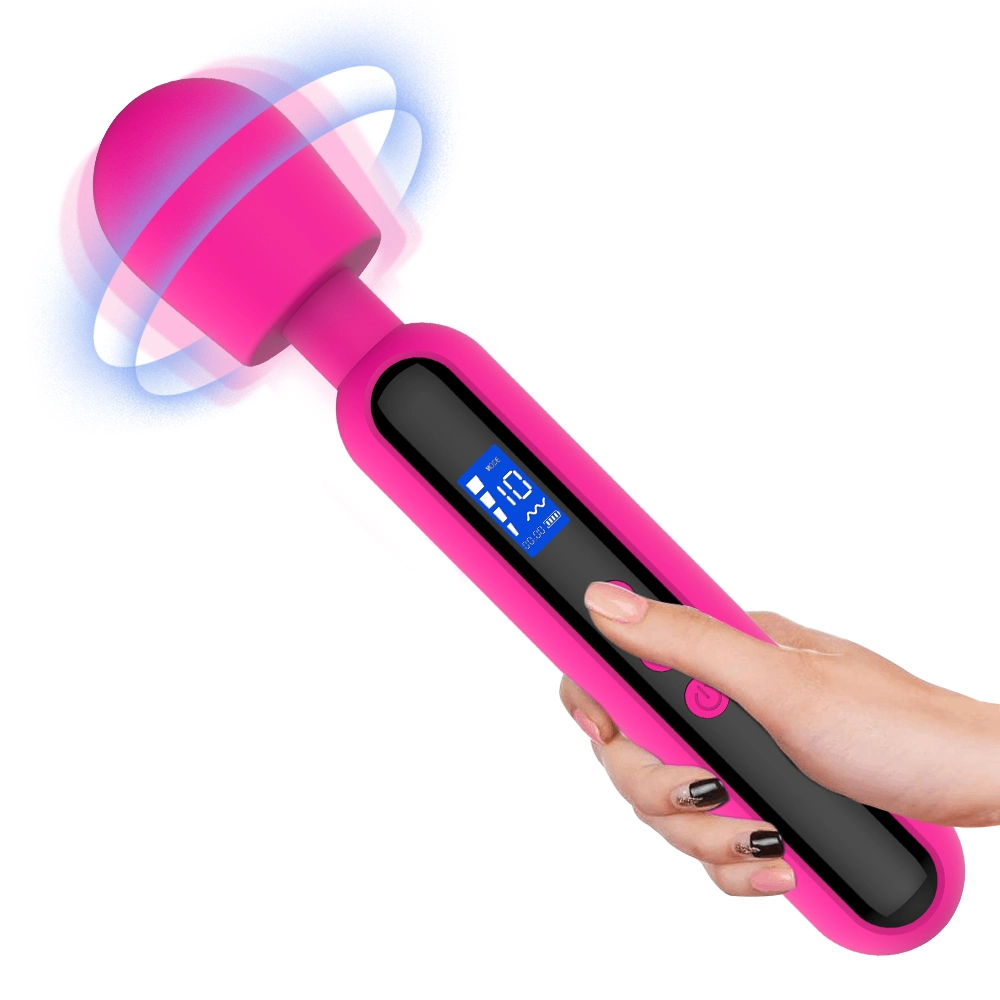 AV Stick 10 frecuencia 4 velocidad de la varita Massagersex juguete para Mujeres vagina Vibrador