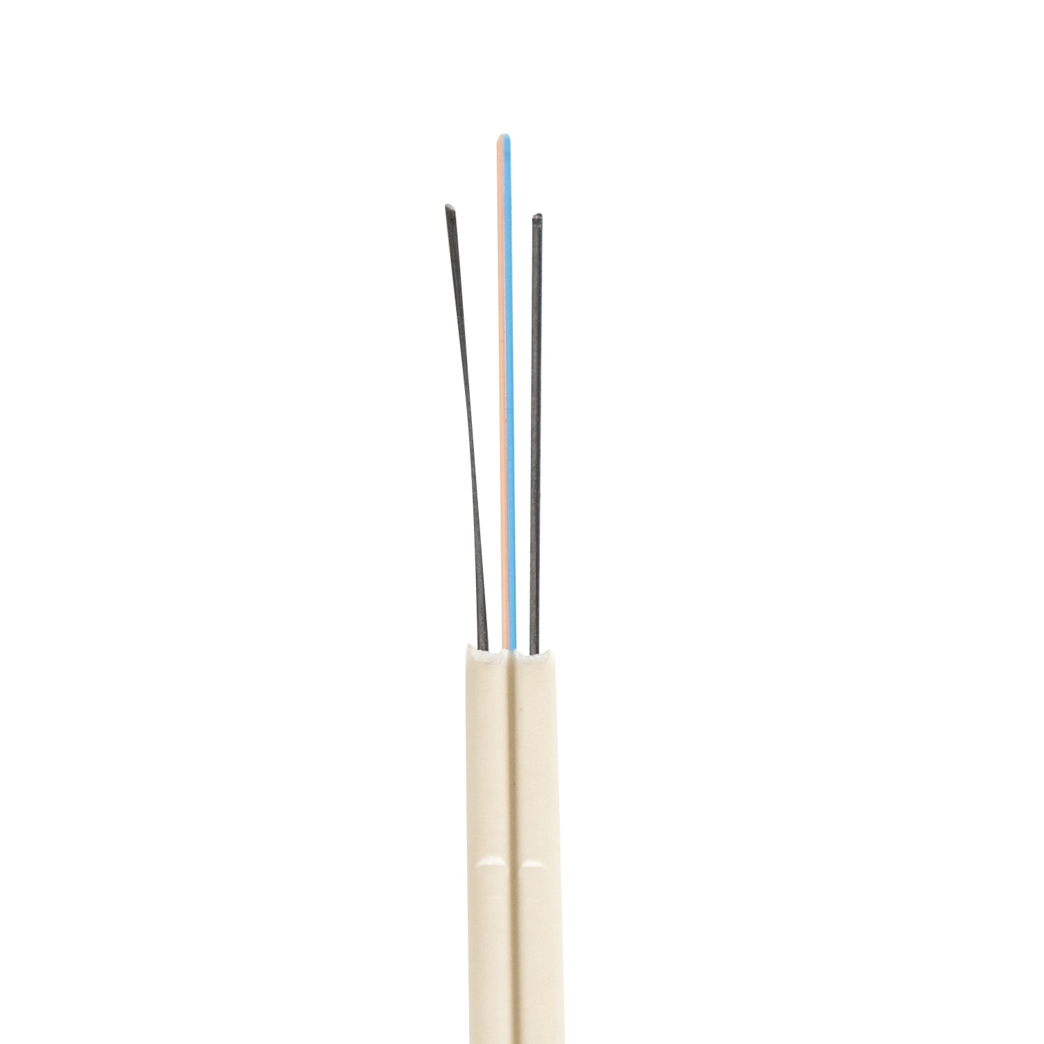 FTTH Indoor/Outdoor G657A Gjxh Gjyxch Single Mode Single Core Drop Kabel, Flaches 2-Adriges Lwl/Optische Fallkabel