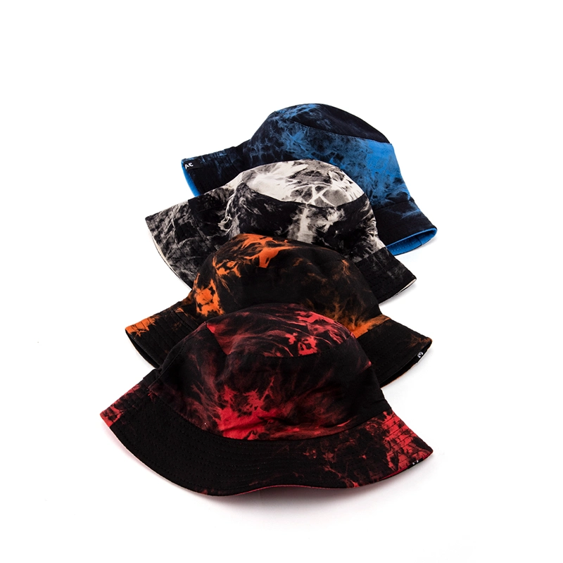 Fashion Luxury Design Printed Fishing Cap Custom Tie Dye Bucket Hat