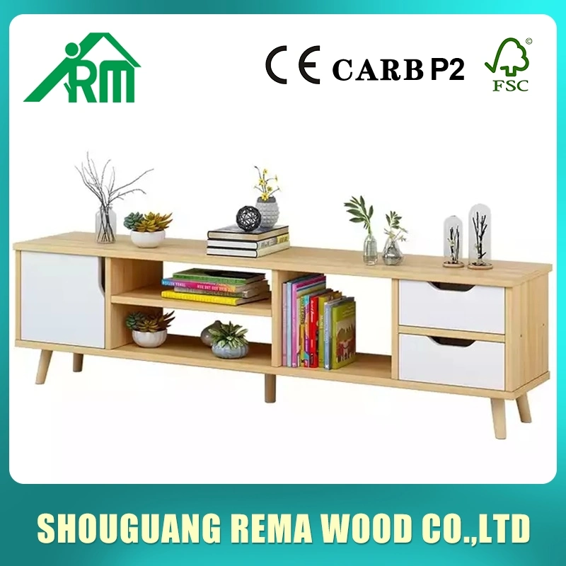 Promotional Top Quality New Modern Design Wooden TV Stand with Storage Case